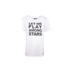 T-shirty z krótkim rękawem Armani 3Z2T62 2J07Z. Białe t-shirty damskie Armani, bez wzorów, bez kołnierzyka. Za 199,00 zł.