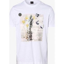 BOSS Casual - T-shirt męski – Troaar 4, biały. Białe t-shirty męskie BOSS Casual, m, z nadrukiem, casualowe, bez kołnierzyka. Za 229,95 zł.