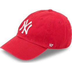 Czapki z daszkiem męskie: Czapka z daszkiem 47 BRAND - New York Yankees 47 B-RGW17GWS-RD Czerwony