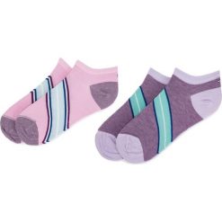 Zestaw 2 par niskich skarpet damskich TOMMY HILFIGER - 393004001 Lilac Hint 027. Różowe skarpetki damskie z elastanu. Za 39,99 zł.