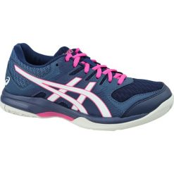 Asics Gel-Rocket 9 1072A034-401 buty do siatkówki damskie granatowe 42. Buty sportowe damskie Asics, bez wzorów, z tkaniny, sportowe, do siatkówki. W wyprzedaży za 229,99 zł.