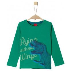 S.Oliver Koszulka Chłopięca Z Dinozaurem 116/122 Zielona. Zielone t-shirty chłopięce marki S.Oliver. Za 69,00 zł.