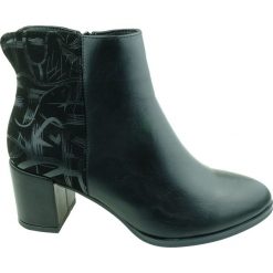Botki damskie Sergio Leone BT521,Kolor czarny. Czarne botki damskie Sergio Leone, na zimę, bez obcasa, bez zapięcia. Za 120,00 zł.