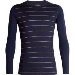 Icebreaker Koszulka Męska Z Długim Rękawem Mens 200 Oasis Deluxe Raglan Ls Crewe Midnight Navy/Ginger/Stripe M. Niebieskie koszulki męskie termoaktywne marki Icebreaker, m, z wełny, z długim rękawem. W wyprzedaży za 295,00 zł.