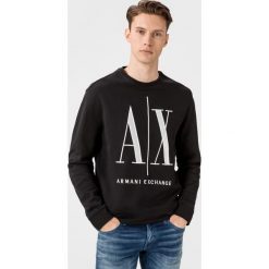 Armani Exchange Bluza Czarny. Czarne bluzy męskie Armani Exchange, m, z haftami, z elastanu, bez kołnierzyka, bez rękawów, bez kaptura. Za 473,95 zł.