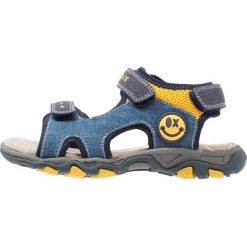 Lumberjack LEVI Sandały blue/yellow. Niebieskie sandały męskie skórzane marki Lumberjack. Za 169,00 zł.