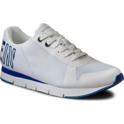 Sneakersy CALVIN KLEIN JEANS - Jabre S1658 White/Cobalt. Białe sneakersy męskie Calvin Klein Jeans, bez zapięcia. W wyprzedaży za 329,00 zł.