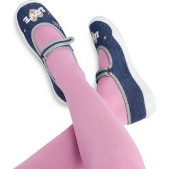 Tenisówki dziecięce Befado 114Y313 Jeansowe. Trampki dziewczęce Befado, bez wzorów, z jeansu, bez zapięcia. Za 45,50 zł.
