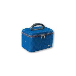 TOP CHOICE Kuferek damski Blue rozm.M (95115) 1szt. Niebieskie topy damskie marki TOP CHOICE, bez wzorów. Za 40,58 zł.