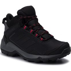 Buty adidas - Terrex Eastrail Mid Gtx W GORE-TEX F36761 Carbon/Cblack/Actpnk. Czarne buty sportowe damskie Adidas, bez wzorów, ze skóry ekologicznej, sportowe, outdoorowe, adidas terrex, gore-tex. W wyprzedaży za 339,00 zł.