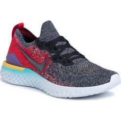 Buty NIKE - Epic React Flyknit 2 BQ8928 007 Black/Black Hyper/Jade. Szare buty sportowe męskie Nike, z tworzywa sztucznego, bez zapięcia, do biegania. W wyprzedaży za 469,00 zł.