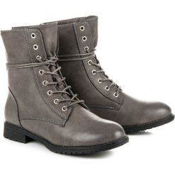 Botki damskie: Wiązane botki workery RYLAN