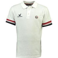 Koszulka polo w kolorze białym. Białe koszulki męskie Stone Goose, m, w paski, z bawełny, bez rękawów. W wyprzedaży za 98,95 zł.