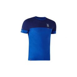Koszulka FF100 Francja. Niebieskie t-shirty damskie KIPSTA, xl. Za 44,99 zł.