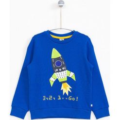Lemon Explore - Bluza dziecięca 86-116 cm. Niebieskie bluzy chłopięce marki LEMON explore, z nadrukiem, z bawełny, bez rękawów, bez kaptura. W wyprzedaży za 39,90 zł.