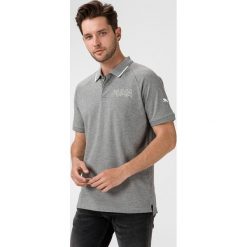 Puma Modern Sports Polo Koszulka Szary. Szare podkoszulki męskie Puma, xl, z haftami, z elastanu, bez rękawów. Za 163,95 zł.