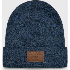 Quiksilver - Czapka. Niebieskie czapki męskie Quiksilver, na zimę, bez wzorów, z dzianiny. W wyprzedaży za 79,90 zł.