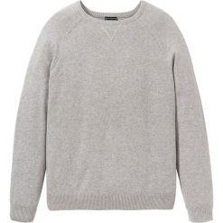 Sweter z kaszmirem bonprix szary melanż. Szare swetry męskie bonprix, s, melanż, z kaszmiru. Za 44,99 zł.
