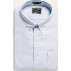 Guess Jeans - Koszula. Szare koszule męskie Guess Jeans, s, z aplikacjami, z elastanu, casualowe, button down, z długim rękawem. Za 329,90 zł.