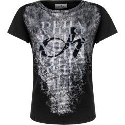 T-shirt DEHA ACTIVE. Niebieskie bluzki damskie Deha, z nadrukiem, z jersey, z okrągłym kołnierzem. Za 240,00 zł.