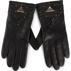 Rękawiczki Damskie EMPORIO ARMANI - 634070 9A201 00020 S Nero. Czarne rękawiczki damskie Emporio Armani, bez wzorów, ze skóry. Za 779,00 zł.
