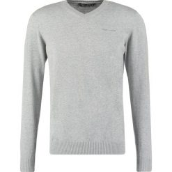 Swetry klasyczne męskie: Teddy Smith PULSER Sweter gris chine