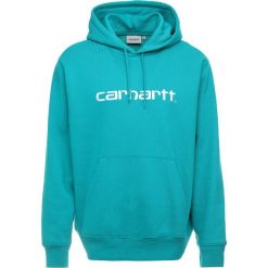 Carhartt WIP HOODED Bluza z kapturem cauma/white. Zielone bluzy męskie marki Carhartt WIP, m, bez wzorów, z bawełny, z kapturem, bez rękawów, z kapturem. Za 369,00 zł.
