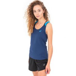 Asics Koszulka damska Fitted Tank Asics granatowa r. M (1360398052). Szare topy sportowe damskie marki Asics, m. Za 76,56 zł.