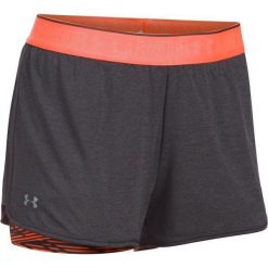 Spodenki sportowe męskie: Under Armour Spodenki Hg Armour 2In1 Prnt Shrty Carbon Heather London Orange Metallic Silver Xs
