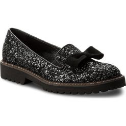 Półbuty SOLO FEMME - 71602-01-F82/000-03-00 Czarny. Szare półbuty damskie skórzane marki Solo Femme, na szpilce. W wyprzedaży za 219,00 zł.