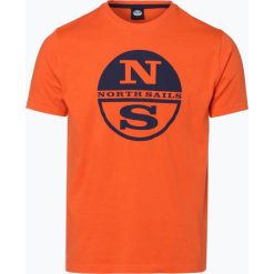 T-shirty męskie: North Sails – T-shirt męski, pomarańczowy
