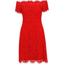 Whistles OFF SHOULDER DRESS Sukienka koszulowa red. Czerwone sukienki marki Whistles, z bawełny, z koszulowym kołnierzykiem, koszulowe. W wyprzedaży za 959,20 zł.