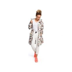 M415 Długa zasuwana bluza z kapturem model 2. Bluzy damskie Moe, z elastanu, z kapturem. Za 229,00 zł.
