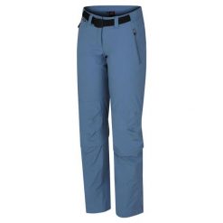 Hannah Spodnie Damskie Moryn Provincial Blue 44. Niebieskie spodnie damskie Hannah, z materiału. W wyprzedaży za 179,00 zł.