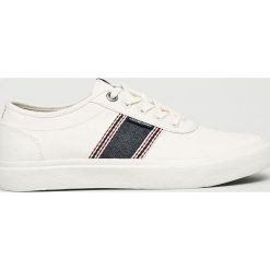 Jack & Jones - Buty. Białe buty sportowe męskie Jack & Jones, z gumy, na sznurówki. W wyprzedaży za 99,90 zł.