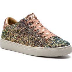 Sneakersy SKECHERS - Awesome Sauce 73553/GDMT Gold/Multi. Żółte półbuty damskie Skechers, ze skóry ekologicznej. Za 299,99 zł.