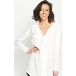 Biała Koszula Crepe Smooth. Białe koszule damskie Born2be, l. Za 69,99 zł.