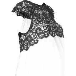 Sukienka ciążowa na uroczyste okazje bonprix biel wełny. Białe sukienki ciążowe marki bonprix, z wełny, eleganckie, moda ciążowa. Za 179,99 zł.