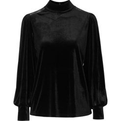 Soyaconcept Bluzka welurowa Poppy czarny female czarny L (42). Czarne bluzki damskie Soyaconcept, s, bez wzorów, z weluru, eleganckie, bez kołnierzyka, bez rękawów. W wyprzedaży za 89,00 zł.