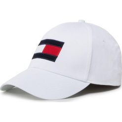 Czapka z daszkiem TOMMY HILFIGER - Big Flag Cap AM0AM04508 YBR. Białe czapki męskie TOMMY HILFIGER, bez wzorów, z bawełny. Za 179,00 zł.