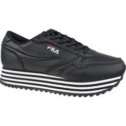 FILA Orbit Zeppa Stripe Wmn 1010667-11W 40 Czarne. Czarne buty sportowe damskie Fila, bez wzorów, ze skóry, sportowe. W wyprzedaży za 379,99 zł.