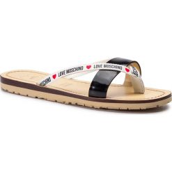 Japonki LOVE MOSCHINO - JA28121G07JV110A Nero. Klapki damskie Love Moschino. W wyprzedaży za 289,00 zł.