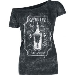 Outer Vision Genuine Poison Koszulka damska szary. Szare bluzki damskie marki Outer Vision, xl, z dekoltem w łódkę. Za 121,90 zł.