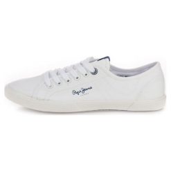 Pepe Jeans Tenisówki Męskie Aberman 2.1 43 Biały. Białe trampki męskie Pepe Jeans, bez wzorów, z jeansu, bez zapięcia. Za 241,00 zł.