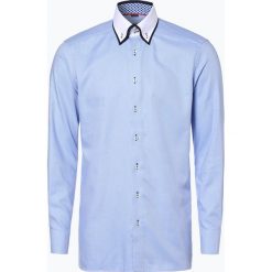 Finshley & Harding - Koszula męska, niebieski. Niebieskie koszule męskie marki Finshley & Harding, s, z bawełny, eleganckie, z podwójnym kołnierzykiem. Za 119,95 zł.