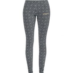 Spodnie damskie: Adidas Allover Print Leggings Legginsy czarny/biały