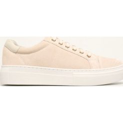 Vagabond - Buty skórzane Zoe Platform. Brązowe buty sportowe damskie Vagabond, ze skóry. W wyprzedaży za 289,90 zł.