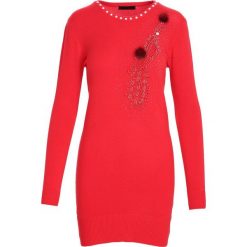 Czerwona Sukienka Unclouded. Czerwone sukienki dzianinowe marki Born2be, l. Za 59,99 zł.