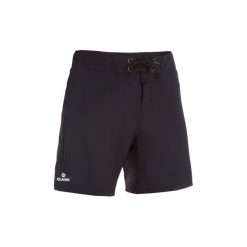 Spodenki surfing krótkie BBS 500. Czarne bermudy męskie OLAIAN, z materiału, sportowe. Za 49,99 zł.