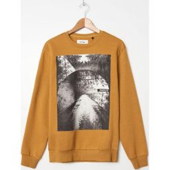 Bluza z nadrukiem - Brązowy. Pomarańczowe bluzy męskie House, s, z nadrukiem, bez kołnierzyka, bez rękawów, bez kaptura. Za 79,99 zł.